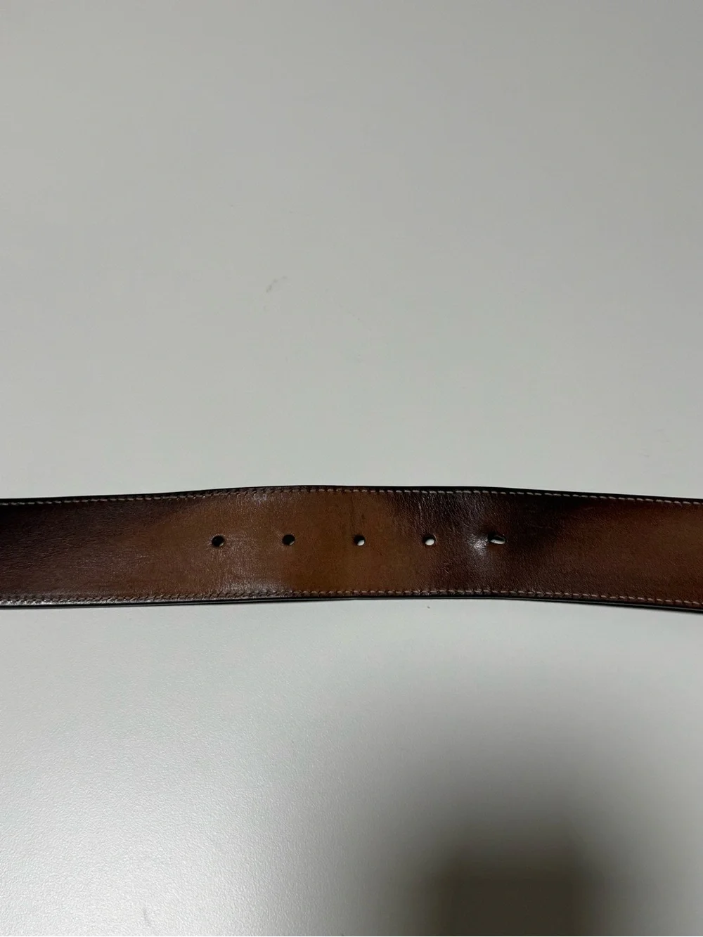 Gucci Beige GG Supreme Canvas Belt with Silver Double G Buckle